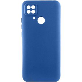 Чохол TPU GETMAN Liquid Silk Full Camera для Xiaomi Redmi 10C Синій / Navy Blue