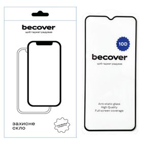 Стекло защитное BeCover Nokia C21 Plus 10D Black (711523)