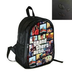 Рюкзак шкільний, міський, спортивний 38×28см з принтом GTA / Grand Theft Auto дитячий, підлітковий для хлопчика, дівчинки (4291)