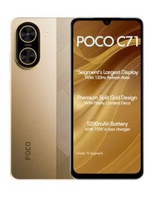 Смартфон POCO C71 4/128GB Gold EU (adapter)