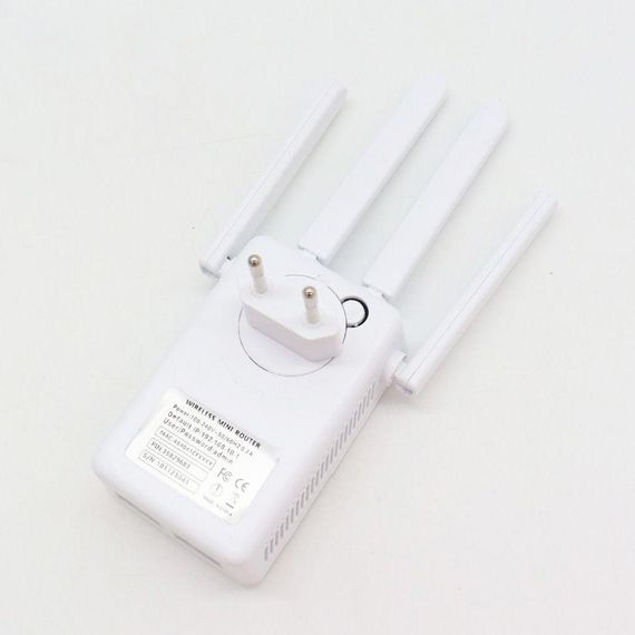 Бездротовий WiFi репітер на 4 антени, 300 Mbps, PIX-LINK LV WR09 / Підсилювач WiFi сигналу для дому / Ретранслятор | Зображення 8