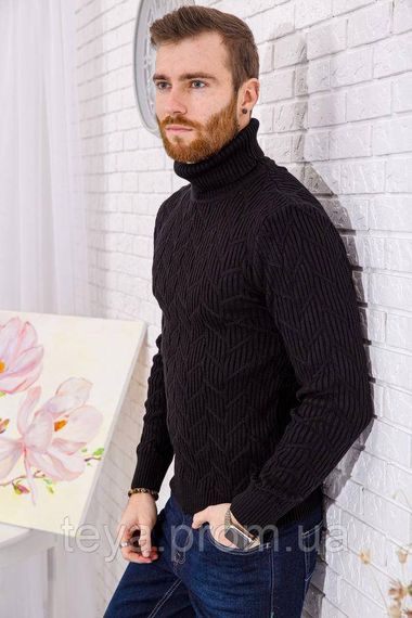 Светр чоловічий, колір чорний, розміри XL, L, XXL FA_001062 | Зображення 1