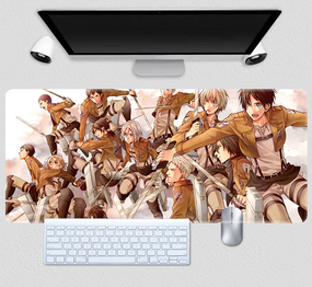 Ігрова поверхня для мишки з Аніме принтом "Атака Титанів / Attack on Titan" 800*300*3 мм 0637