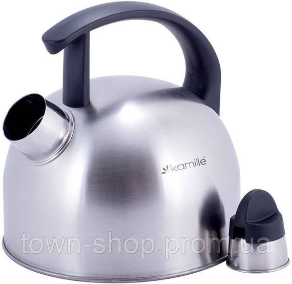 Чайник Kamille Whistling Kettle 1.5л из нержавеющей стали со свистком KM-1080 | Зображення 2