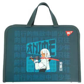 Папка портфель YES Anime 492310 3х26х35 см