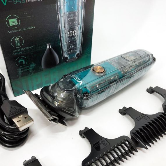 Електрична машинка тример для волосся і бороди VGR V-949, Машинка для стрижки на акумуляторі BN-15 | Зображення 2