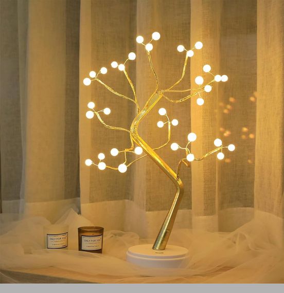 Настільна LED-лампа з золотистим перлинним деревом NNG-02 (47461-NNG-02_259)