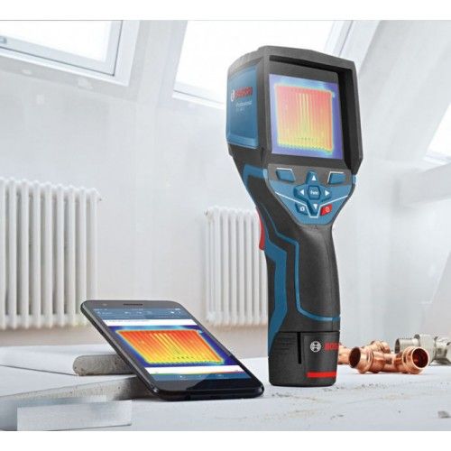 Тепловизор Bosch GTC 400 C, -10°C до +400°C, чувствительность &lt;50 мК, IP 53, мин. дистанция 0.3м, 0.5кг (0.601.083.101) | Зображення 1