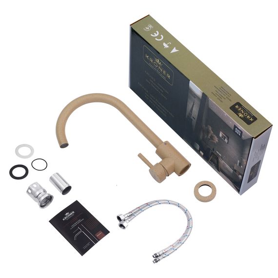 Змішувач для кухні Kroner KRP Edelstahl Klassisch - COL035 (CV023004) | Зображення 7