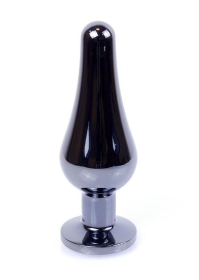 Анальна пробка - Jewellery Dark Silver Long Plug Light Blue sexstyle | Зображення 5