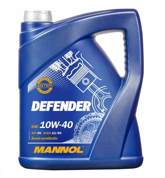 Моторна олива Mannol Defender 10w40 5л SN
