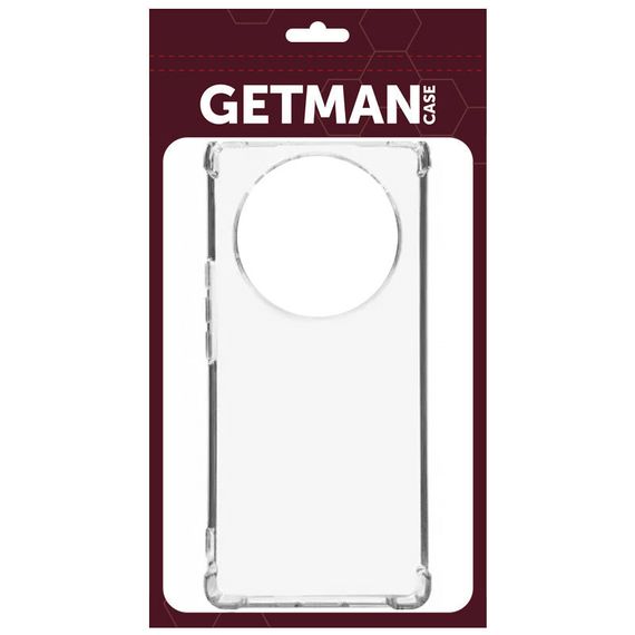 TPU чохол GETMAN Ease logo посилені кути для Huawei Magic5 Lite Безбарвний (прозорий) | Зображення 1