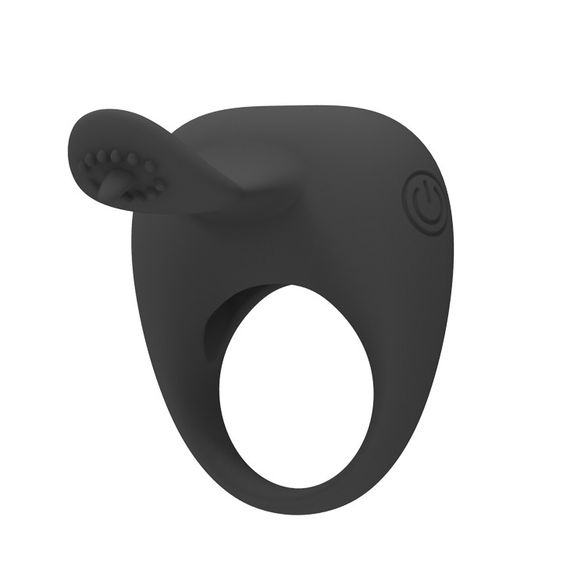 КІЛЬЦЕ ЕРЕКЦІОННЕ "STIMULATING TONGUO" З ВІБРАЦІЄЮ sexstyle