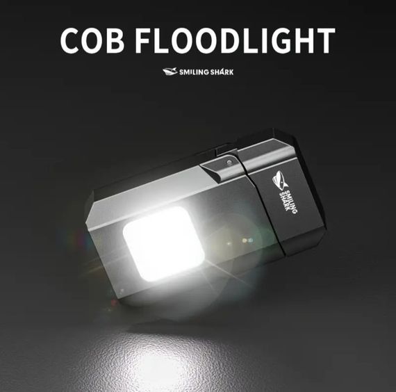 Перезаряджуваний ліхтарик-запальничка SMILING SHARK TIP-137 COB, надяскравий, з зарядкою Type-C, кишеньковий | Зображення 5