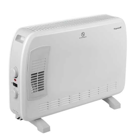 Конвектор електричний обігрівач ViLgrand VCH7133TR 2 кВт TURBO прискорений обігрів 6 режимів 22м | Зображення 2