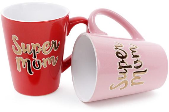 Кружка керамічна "Super Mom" 340мл | Зображення 2