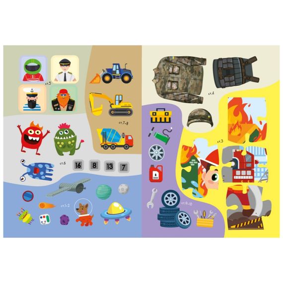 Детская книжка любимые наклейки для малышей "Для мальчиков" РМ-64-03 | Зображення 1