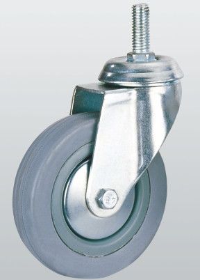Колесо аппаратное поворотное с отверстием и резьбой 3008-S-075-P