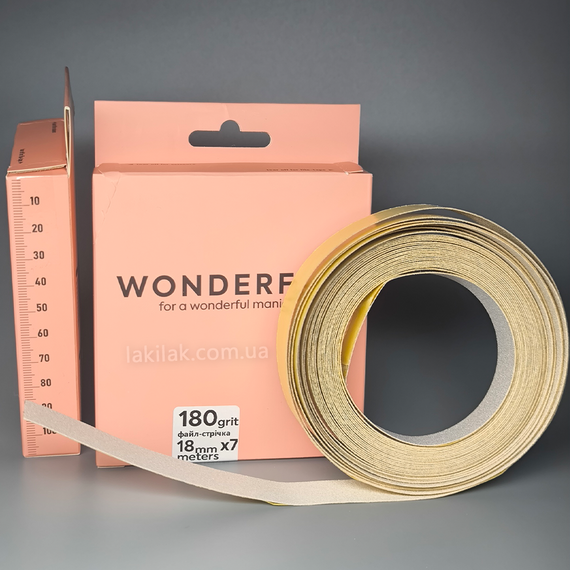 Файл-лента 180 грит на клеевой основе для основы Wonderfile 7 метров