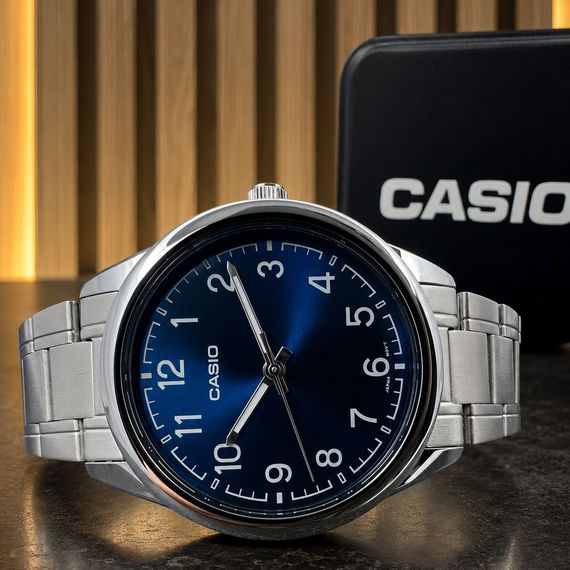Чоловічий годинник Casio MTP-V005D-2B4 | Зображення 1