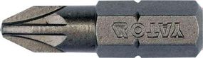 Насадка викруткова YATO : "Pozidriv" PZ2 x 25 мм. HEX 1/4". 10 (Уп/Шт.) [20/100] YT-78135