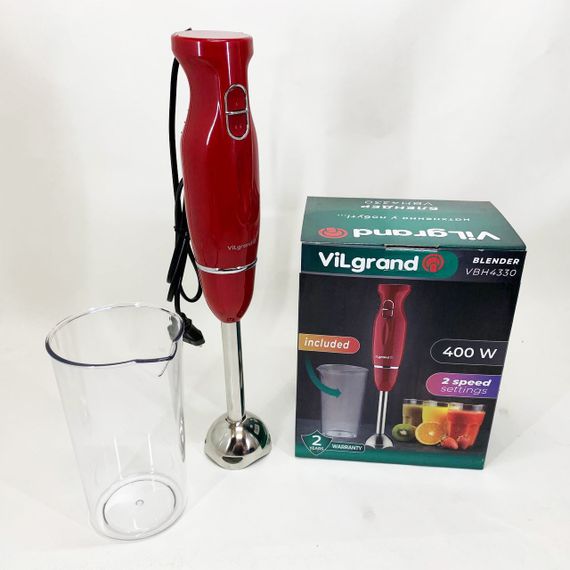 Блендер ViLgrand VBH4330. Колір: червоний | Зображення 1