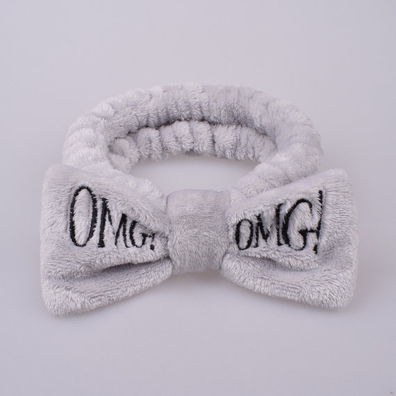 Повязка на голову SV OMG хлопковая, Серый