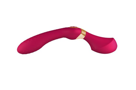 Вибромассажер Shunga Zoa Raspberry, двусторонний Sex Aura