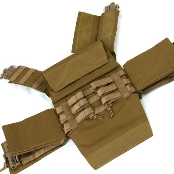 Плитоноска Plate Carrier зі швидким скиданням Cordura 600 D Койот (coyote) | Зображення 5