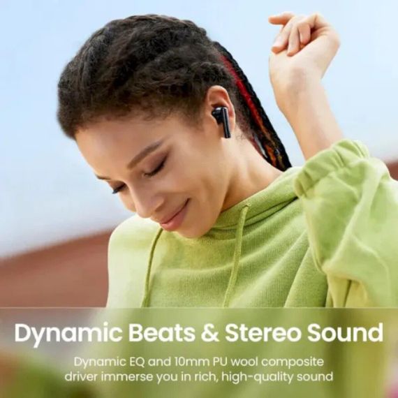 Беспроводные наушники UGREEN WS106 HiTune T3 Active Noise-Cancelling Wireless Earbuds (Black)(UGR-90401) | Зображення 6
