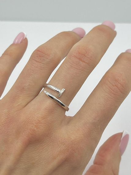 Серебряное кольцо Гвоздик Artsriblo арт384к | Зображення 5