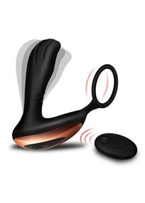 Масажер простати Massager with Ring USB 10 Function / Remote Control