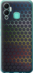 Чехол на Infinix Hot 12 Play Переливающиеся соты "498u-2759-17620"