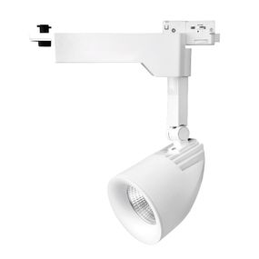 Светильник трековый поворотный LED 411/30W CW WH COB