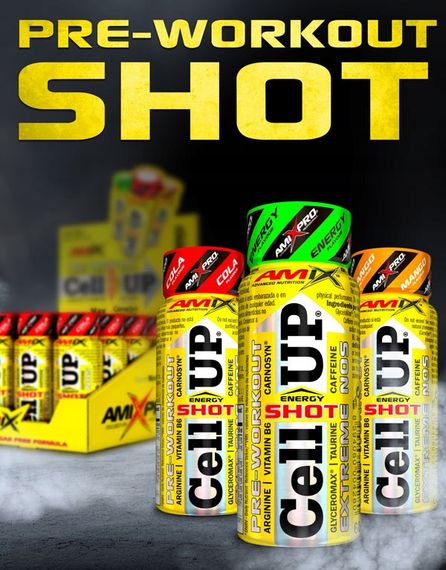 Передтренувальний напій Amix Nutrition CellUP Shot 60 ml (Original Energy) | Зображення 2