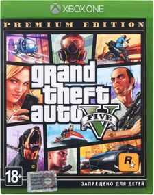Игра Xbox Grand Theft Auto V Premium Online Edition [Blu-Ray диск] (5026555360005)