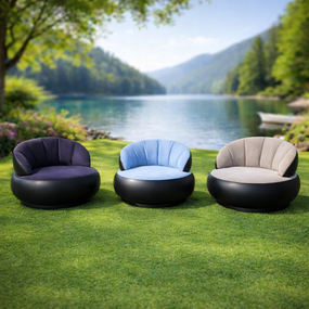 Надувное кресло AIR SOFA  / Надувное велюровое кресло 80×80×67см