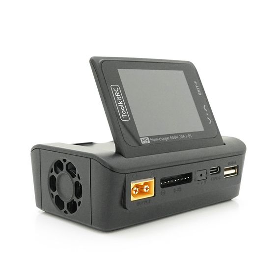 Зарядка ToolkitRC M9 600Вт, тип АКБ LiPo, LiHv, NiMh, USB iнтерфейс, XT60