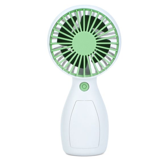 Портативный ручной вентилятор MK 5663-1(Green) 13 см, аккумулятор, USB зарядное