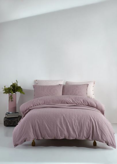 Постельное белье Limasso Ranforse 200 х 220 см Paradiso Natural Violet