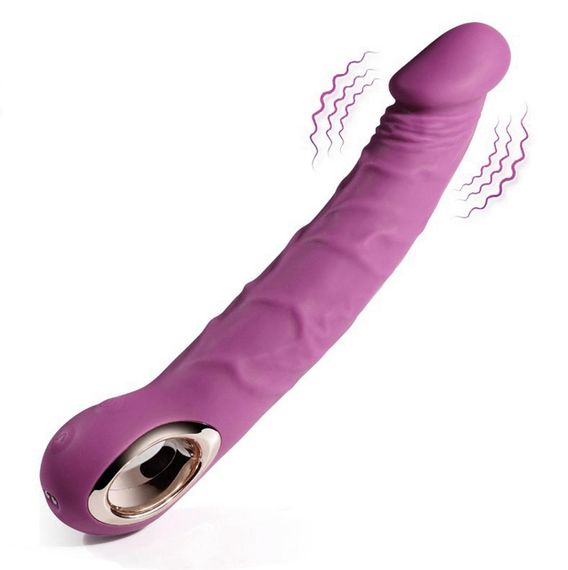 Вібратор - Realistic Vibrator Purple Sex Aura