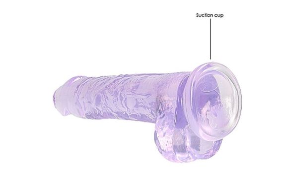 Фалоімітатор - Realrock Dildo 8" Purple Sex Aura | Зображення 3