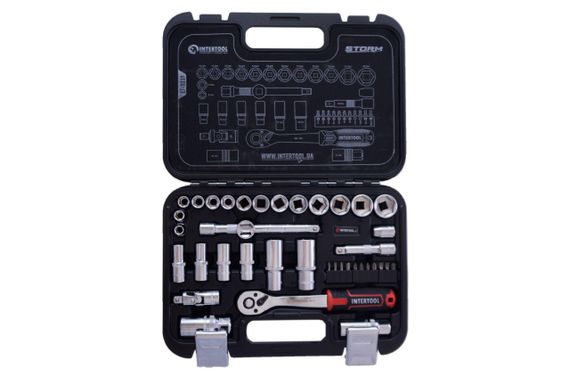 Набор инструмента Intertool - 3/8" 39 ед. Storm (ET-8039) | Зображення 1