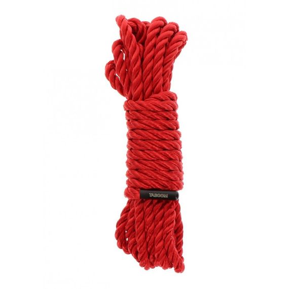Мотузка для бондажу Taboom Вondage Ropes червона, 5 м Sex Aura | Зображення 2