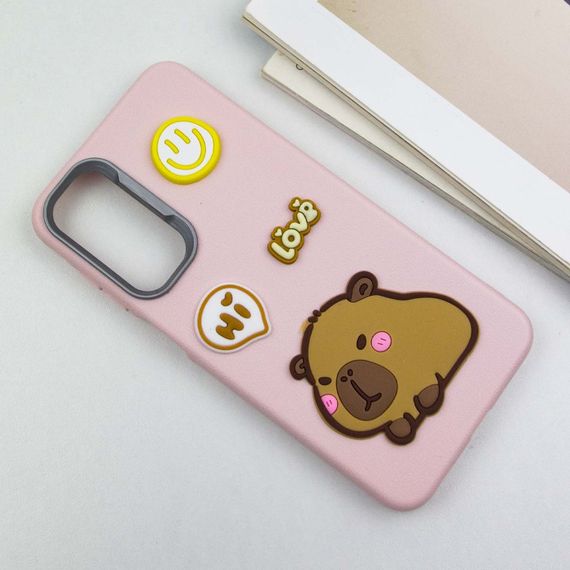 Чохол TPU Leather Toys для Samsung Galaxy A26 5G Capybara / Pink | Зображення 1