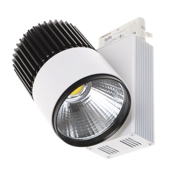 Світильник трековий поворотний LED 401/30W NW COB WH/BK Brille 32-325