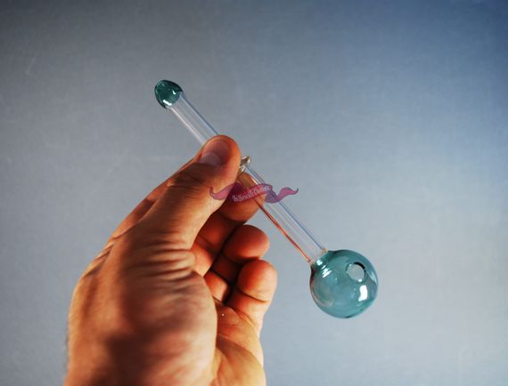 Стеклянная трубка Oil Ring Розовый | Зображення 2