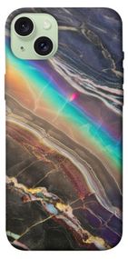 Чохол з картинкою Райдужний мармур для Apple iPhone 15 Plus (6.7")
