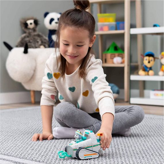Щенячий патруль Спасательный снегоход и фигурка Эверест. Paw Patrol Everest's Snow Plough Vehicle with Figure | Зображення 5