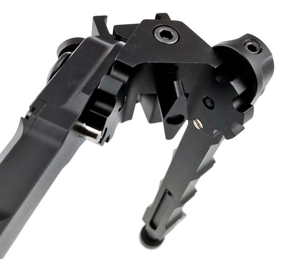 Сошки Buvele V9 на Weaver Picatinny 18.4 - 22.9 см быстросъемные Сошки для винтовок Сошки для оружия | Зображення 6